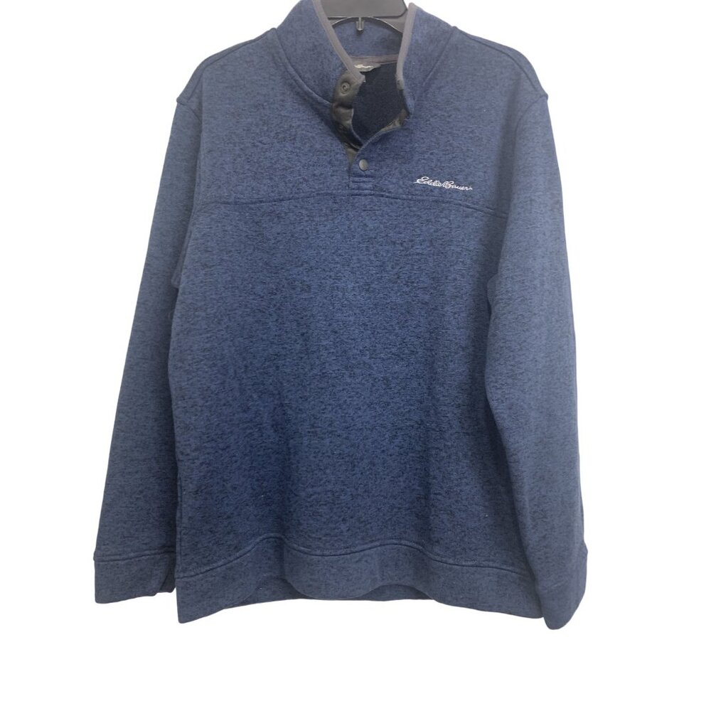 Eddie Bouer XL Outdoor‎ Hiking Quarter Snap Fleece Sweater Jacket Winter